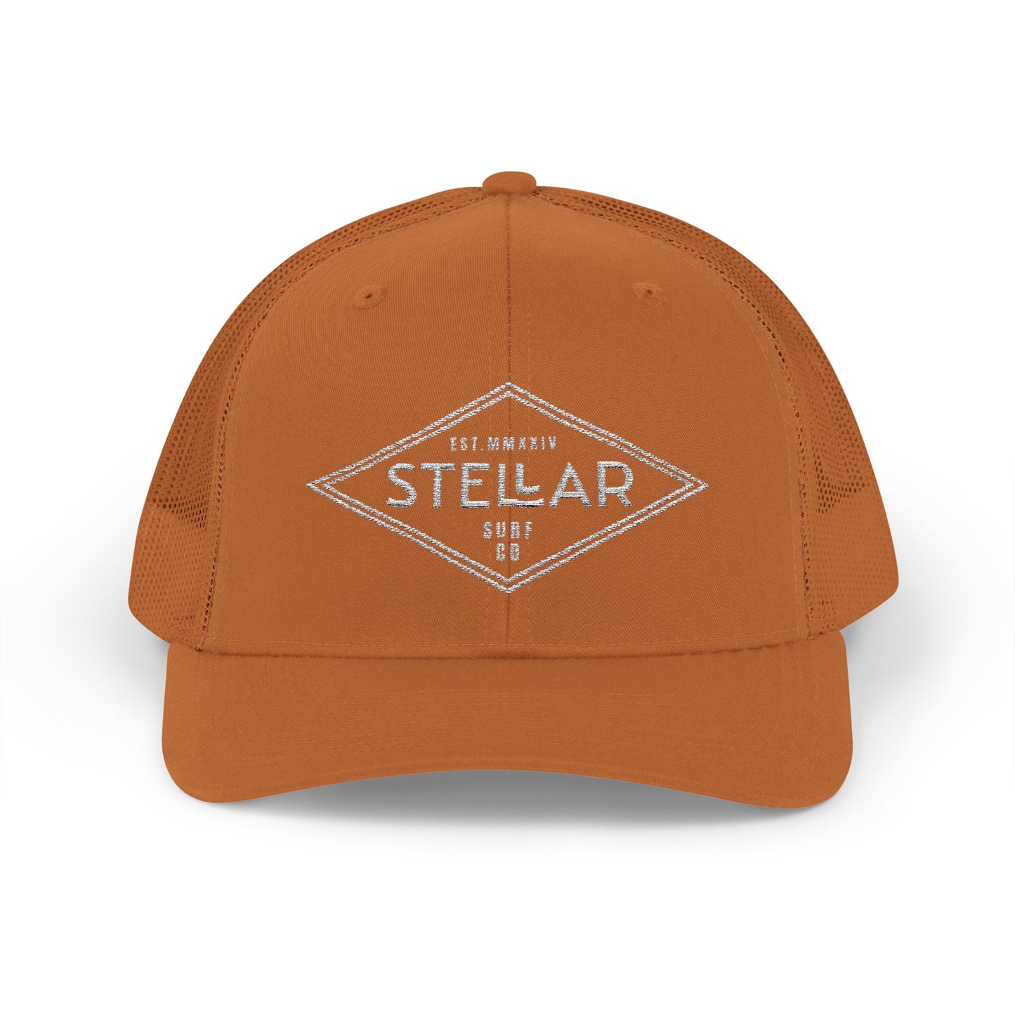 Tri Embroidered 6 Panel Trucker Cap