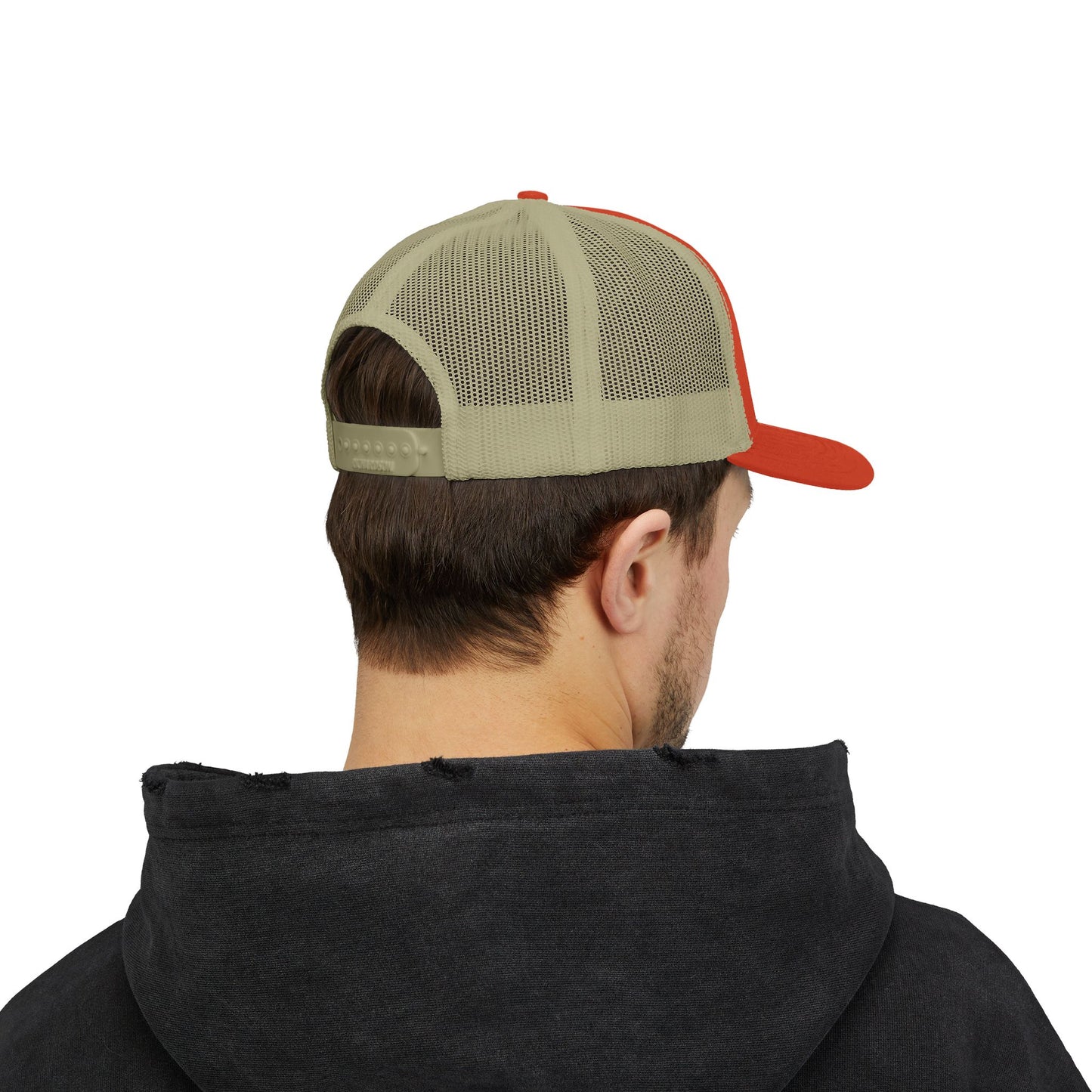 Tri Embroidered 6 Panel Trucker Cap