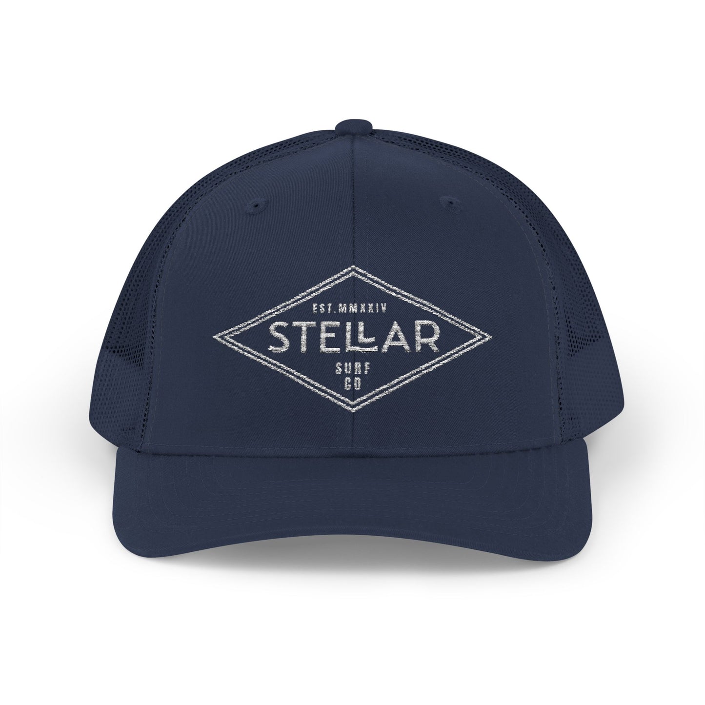 Tri Embroidered 6 Panel Trucker Cap