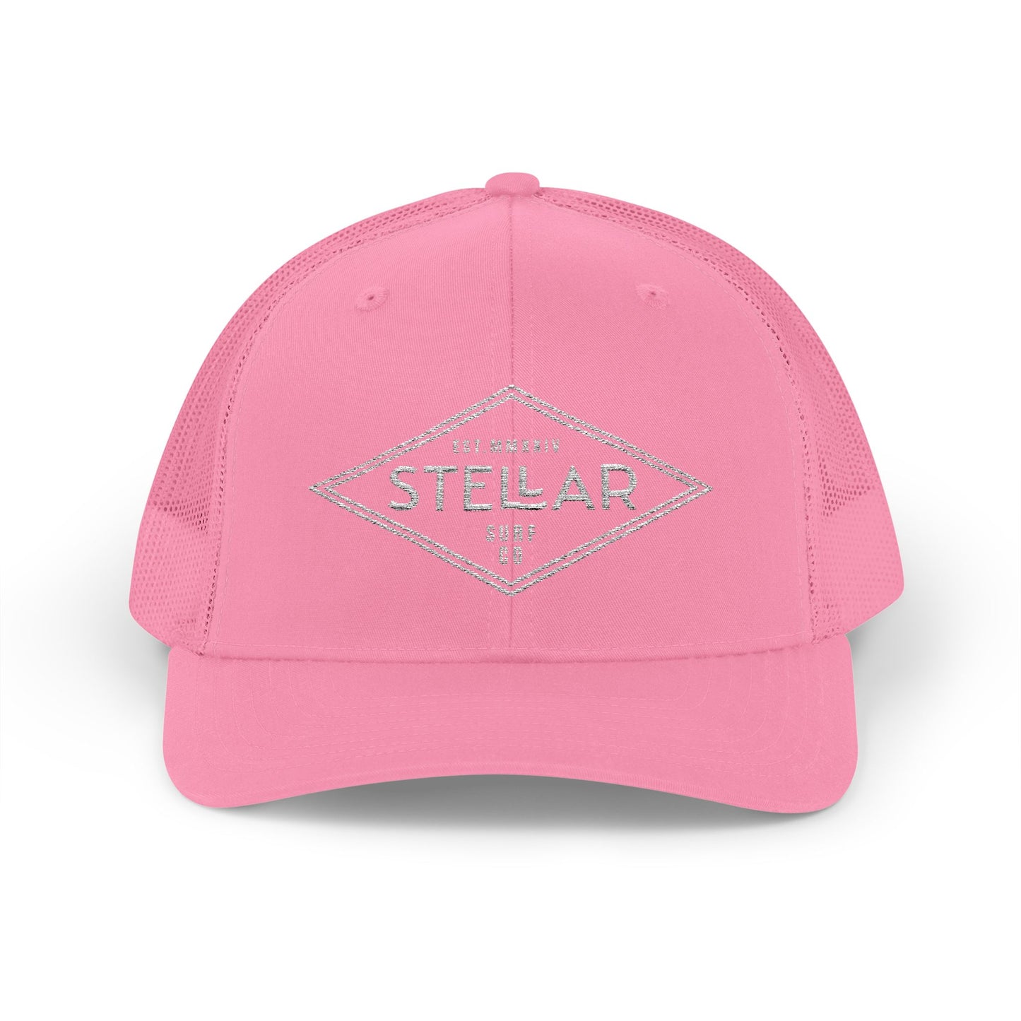 Tri Embroidered 6 Panel Trucker Cap