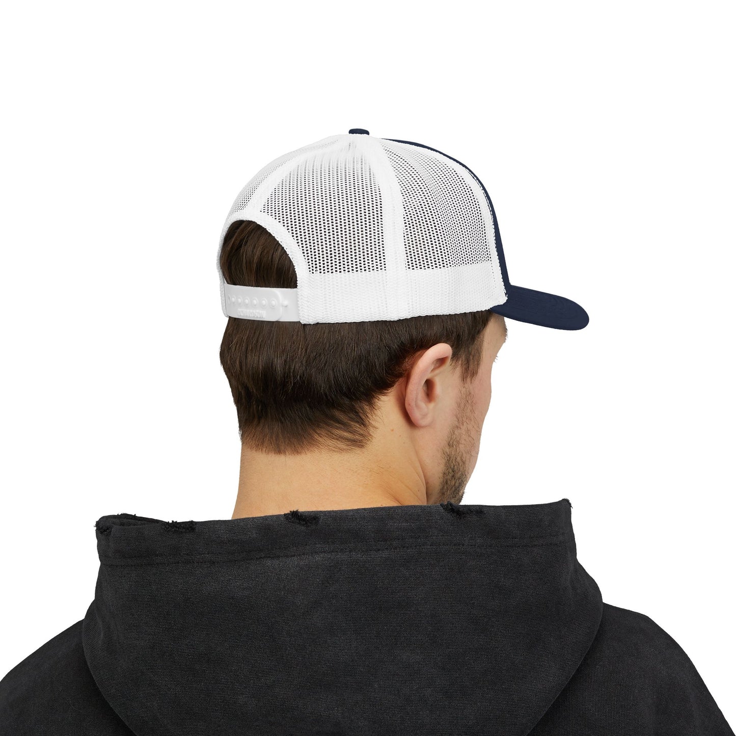 Tri Embroidered 6 Panel Trucker Cap