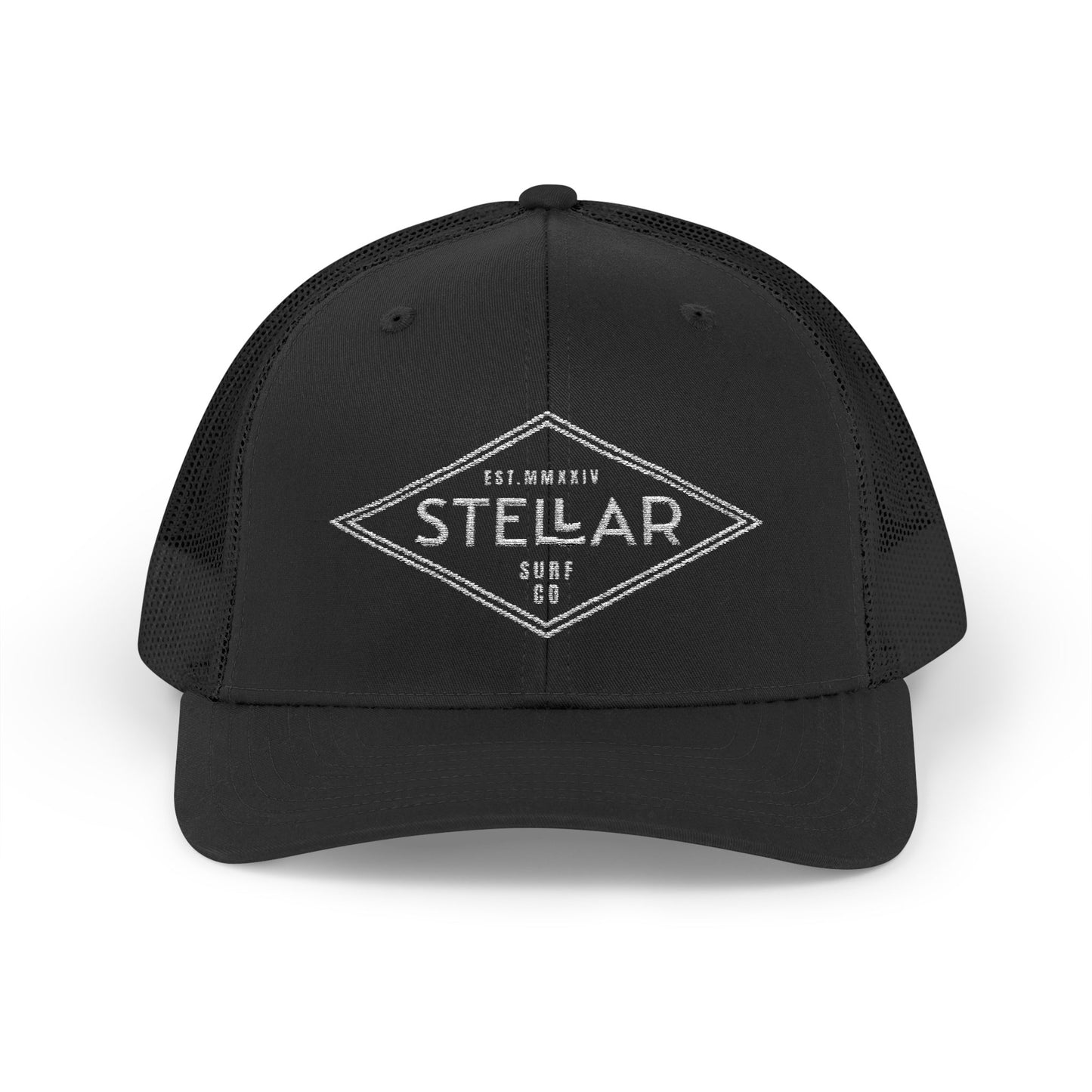 Tri Embroidered 6 Panel Trucker Cap