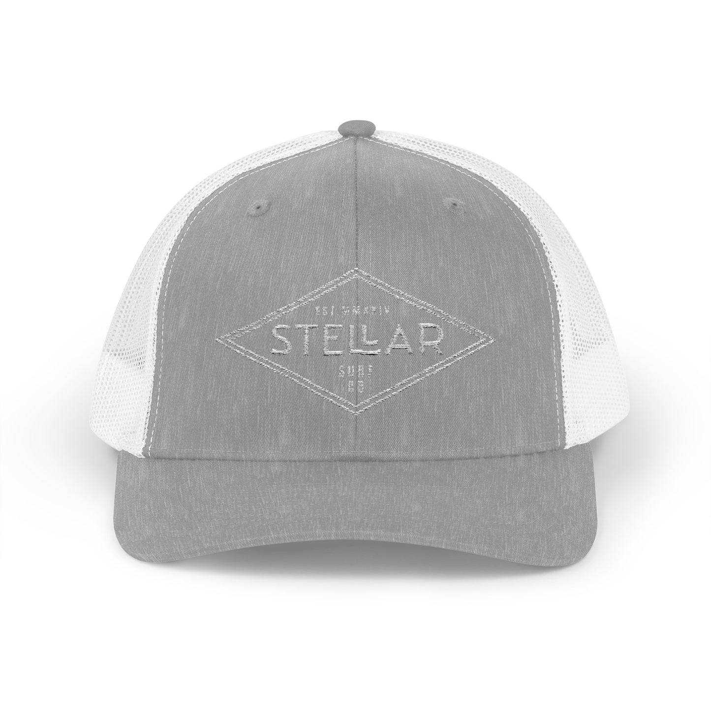Tri Embroidered 6 Panel Trucker Cap
