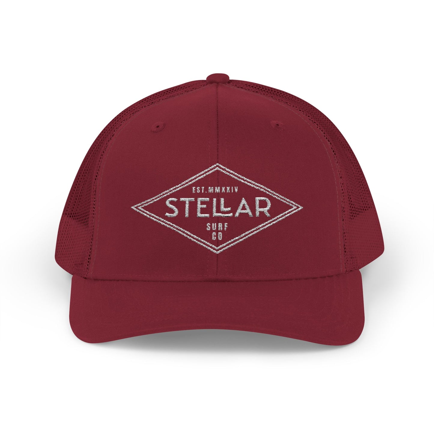 Tri Embroidered 6 Panel Trucker Cap
