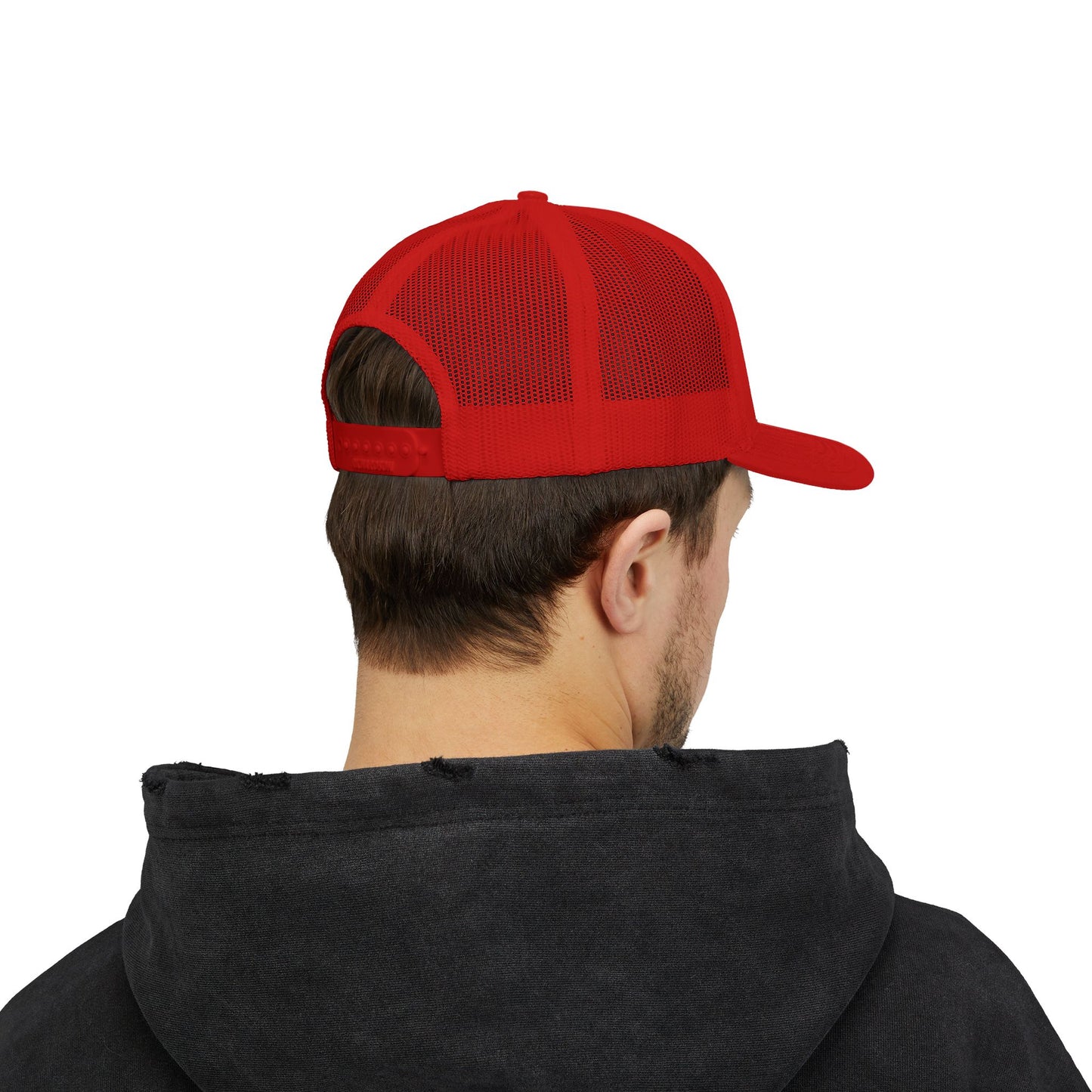 Tri Embroidered 6 Panel Trucker Cap