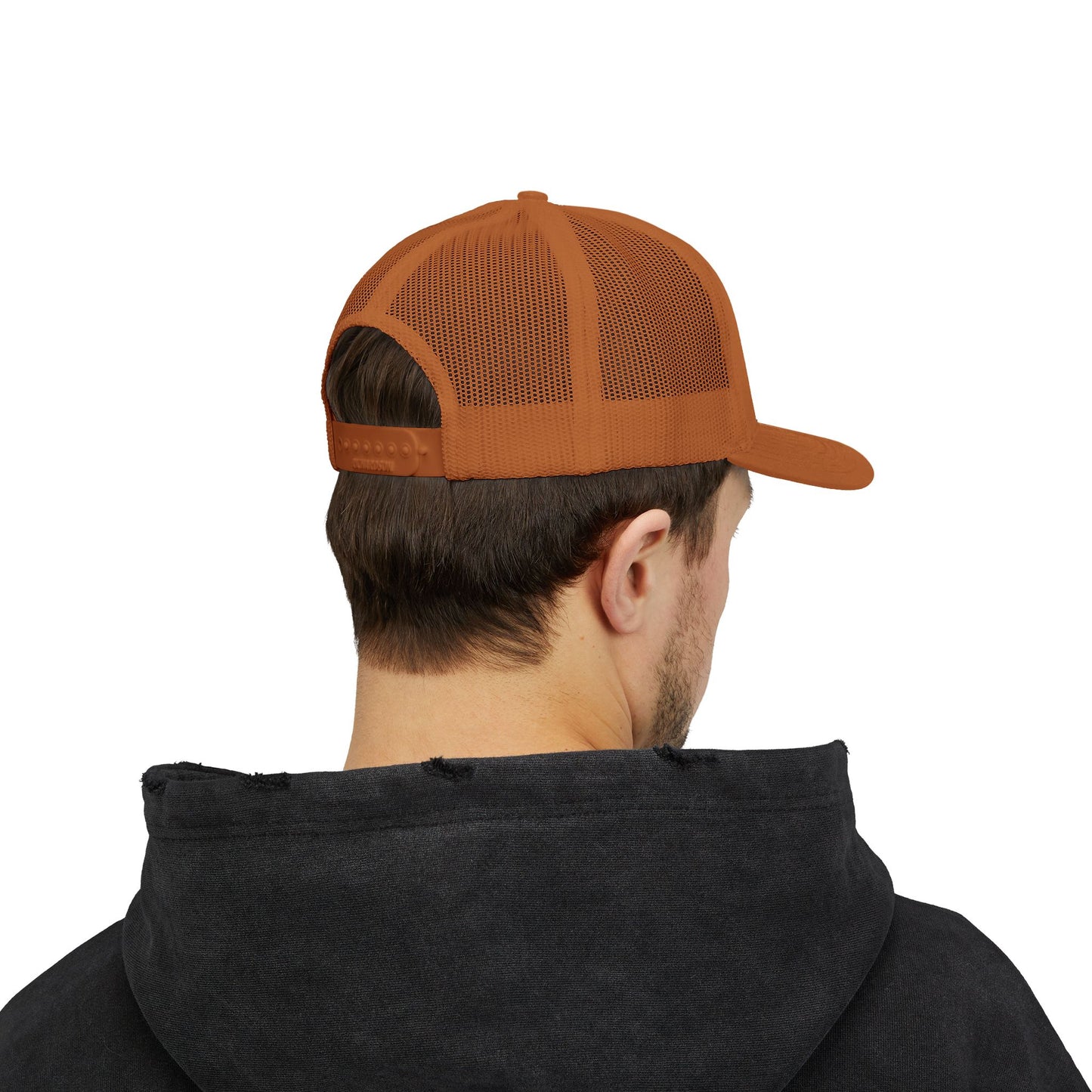 Tri Embroidered 6 Panel Trucker Cap