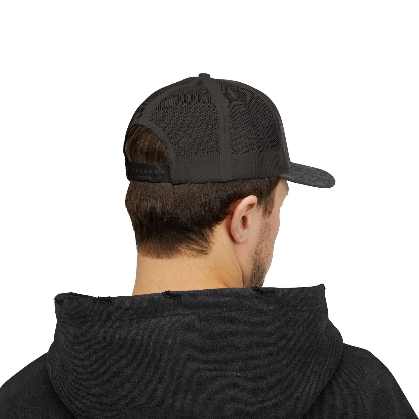 Tri Embroidered 6 Panel Trucker Cap
