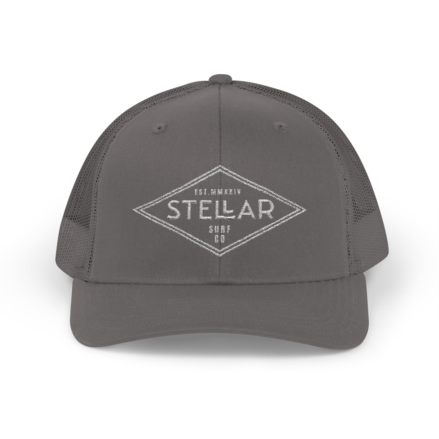 Tri Embroidered 6 Panel Trucker Cap