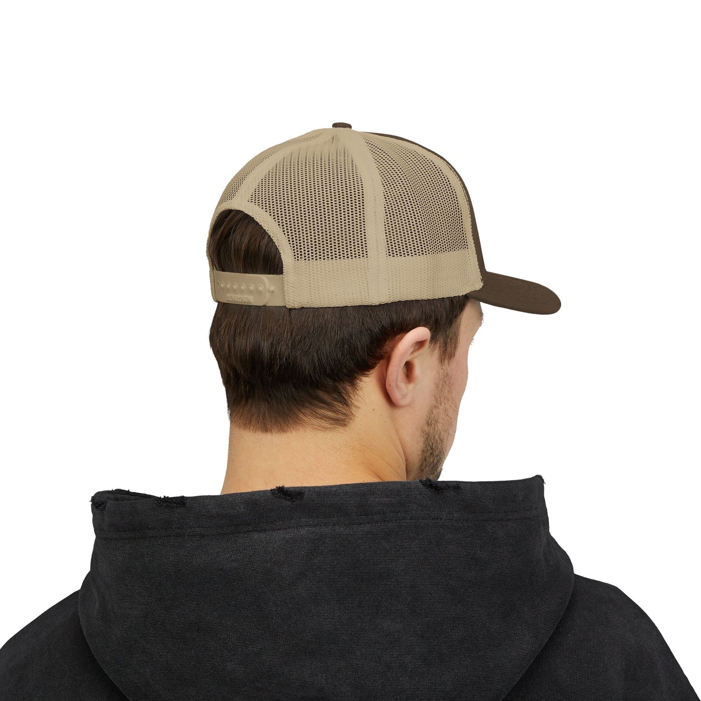 Tri Embroidered 6 Panel Trucker Cap