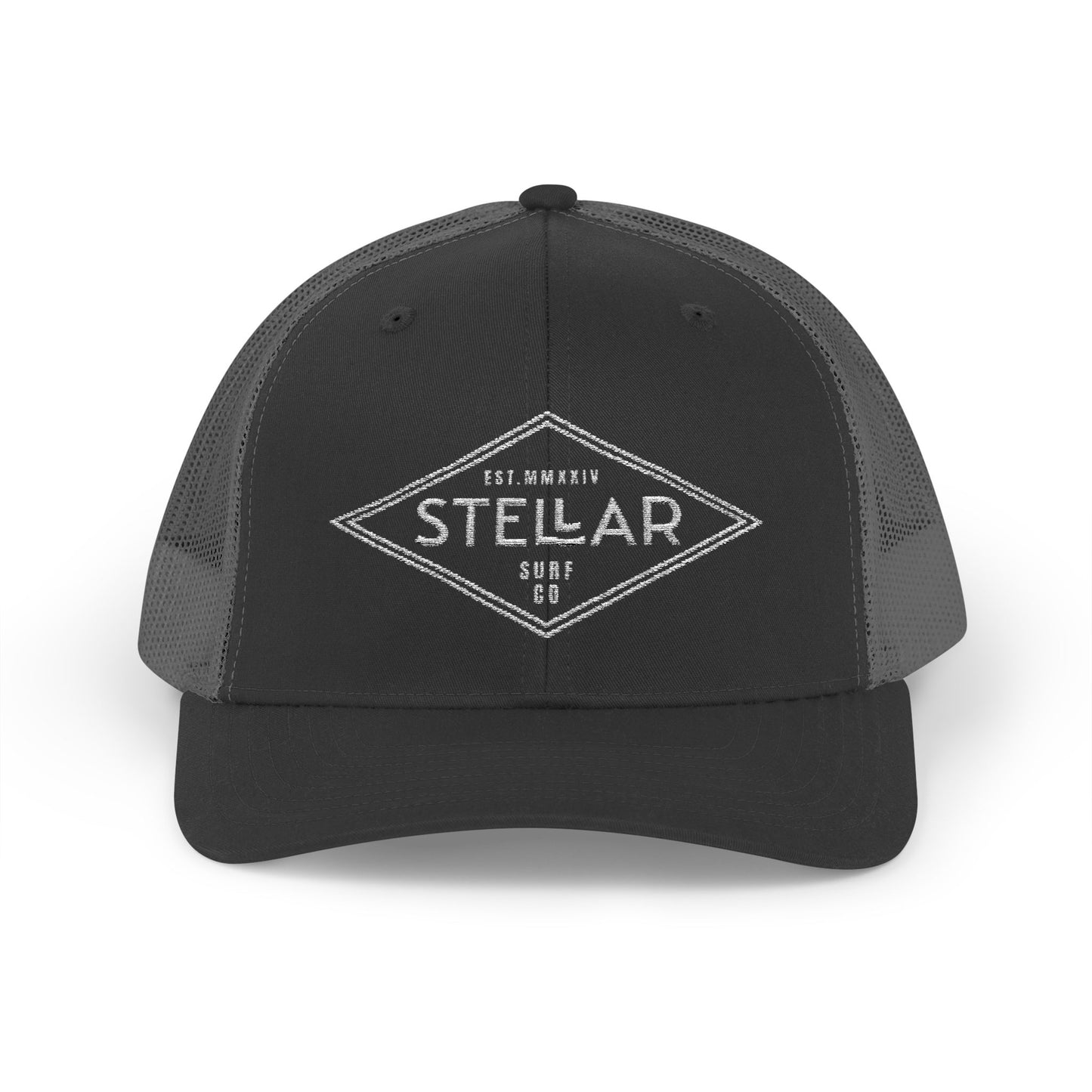 Tri Embroidered 6 Panel Trucker Cap