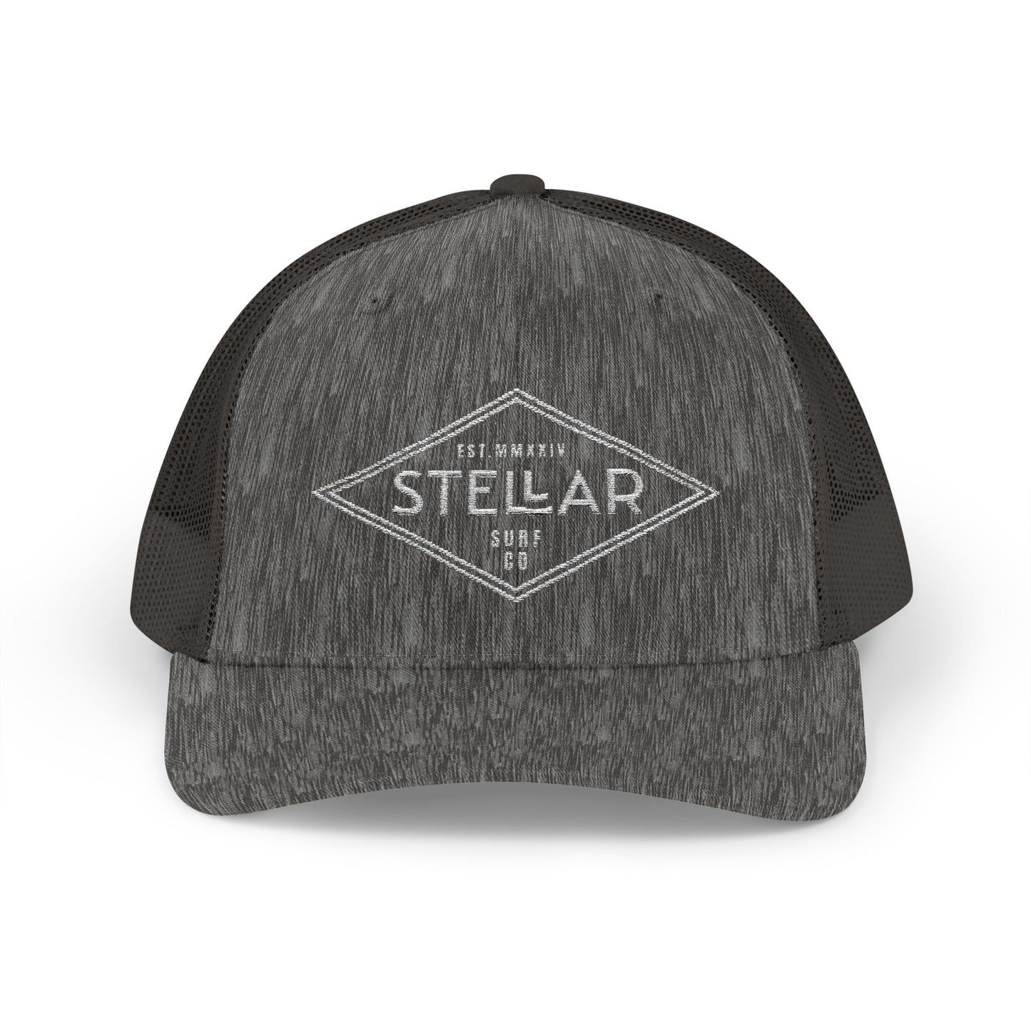 Tri Embroidered 6 Panel Trucker Cap
