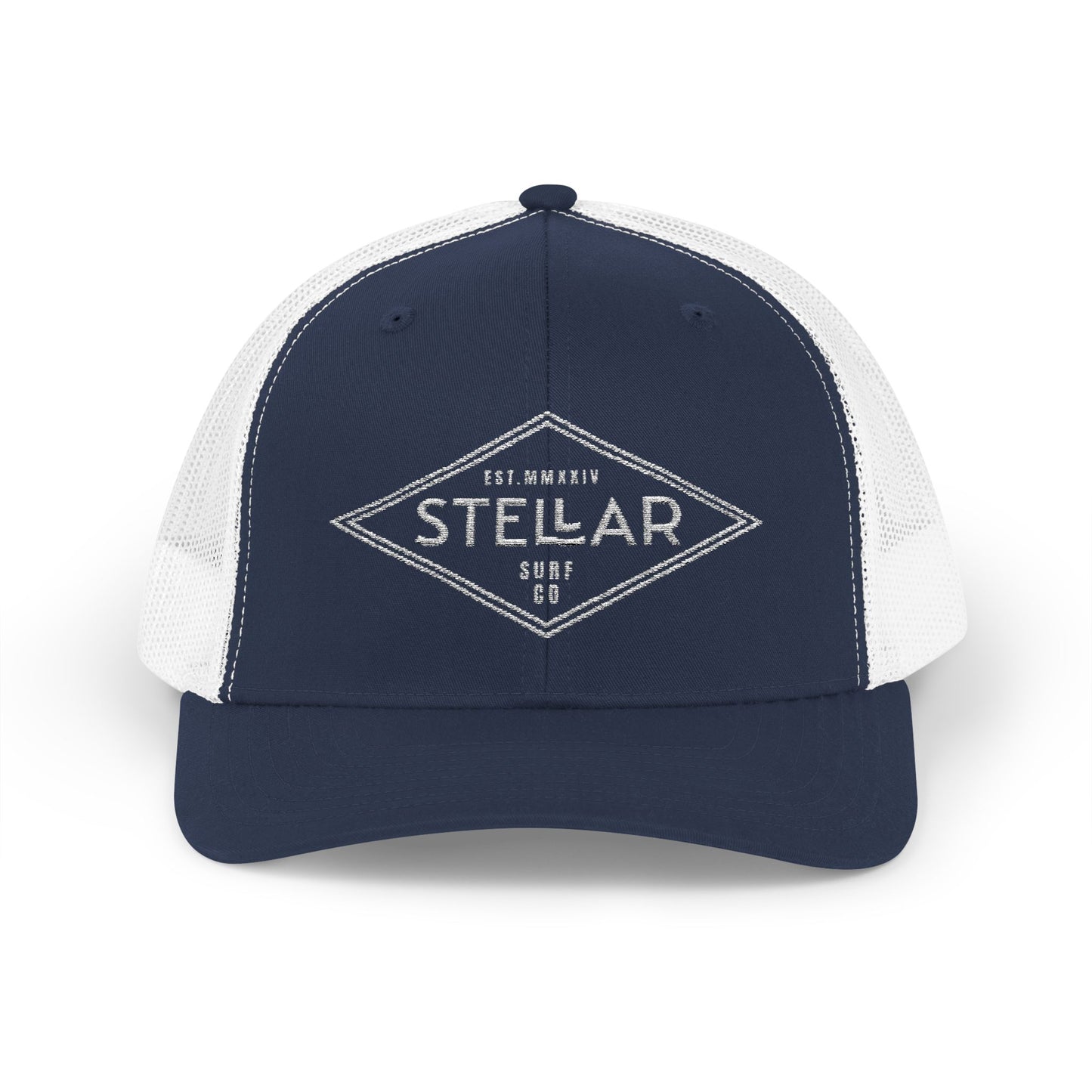 Tri Embroidered 6 Panel Trucker Cap