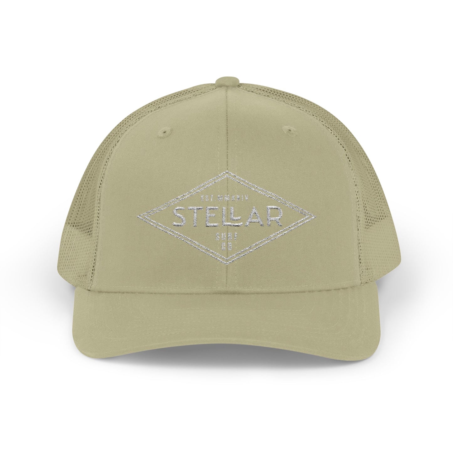 Tri Embroidered 6 Panel Trucker Cap