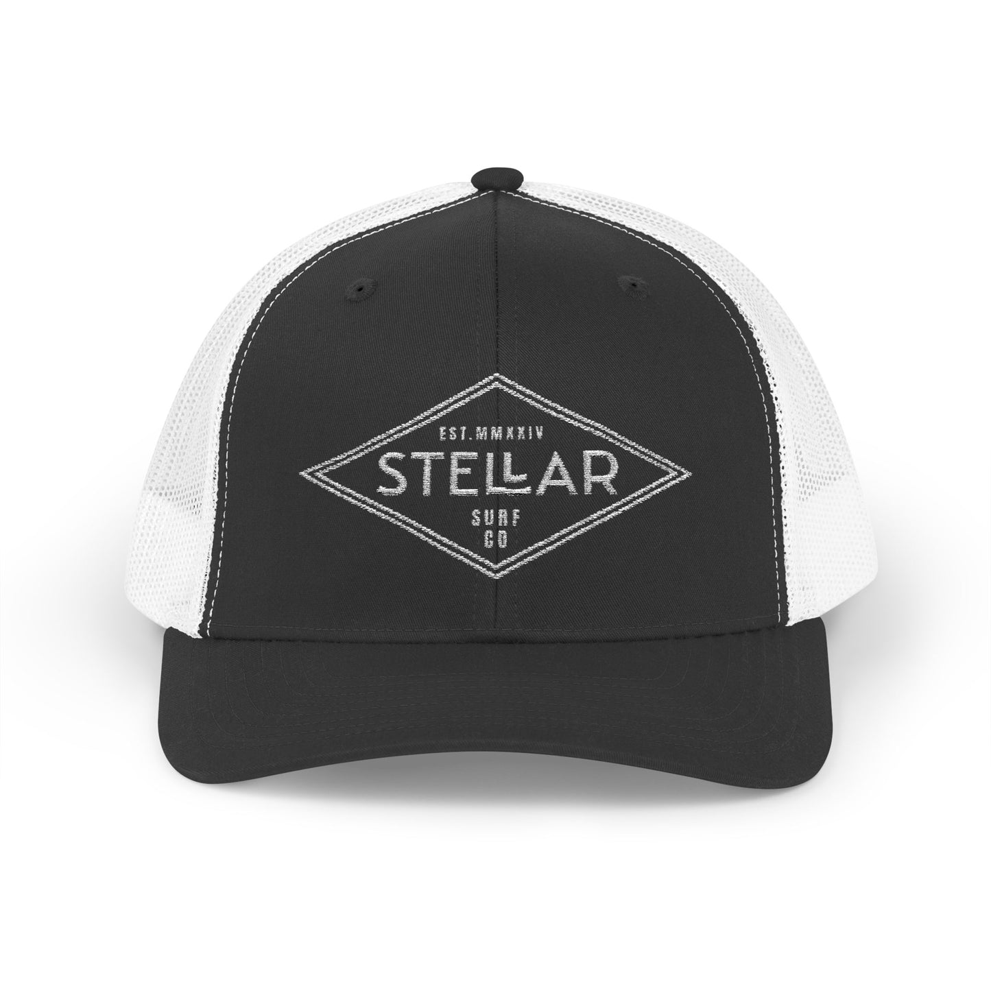 Tri Embroidered 6 Panel Trucker Cap