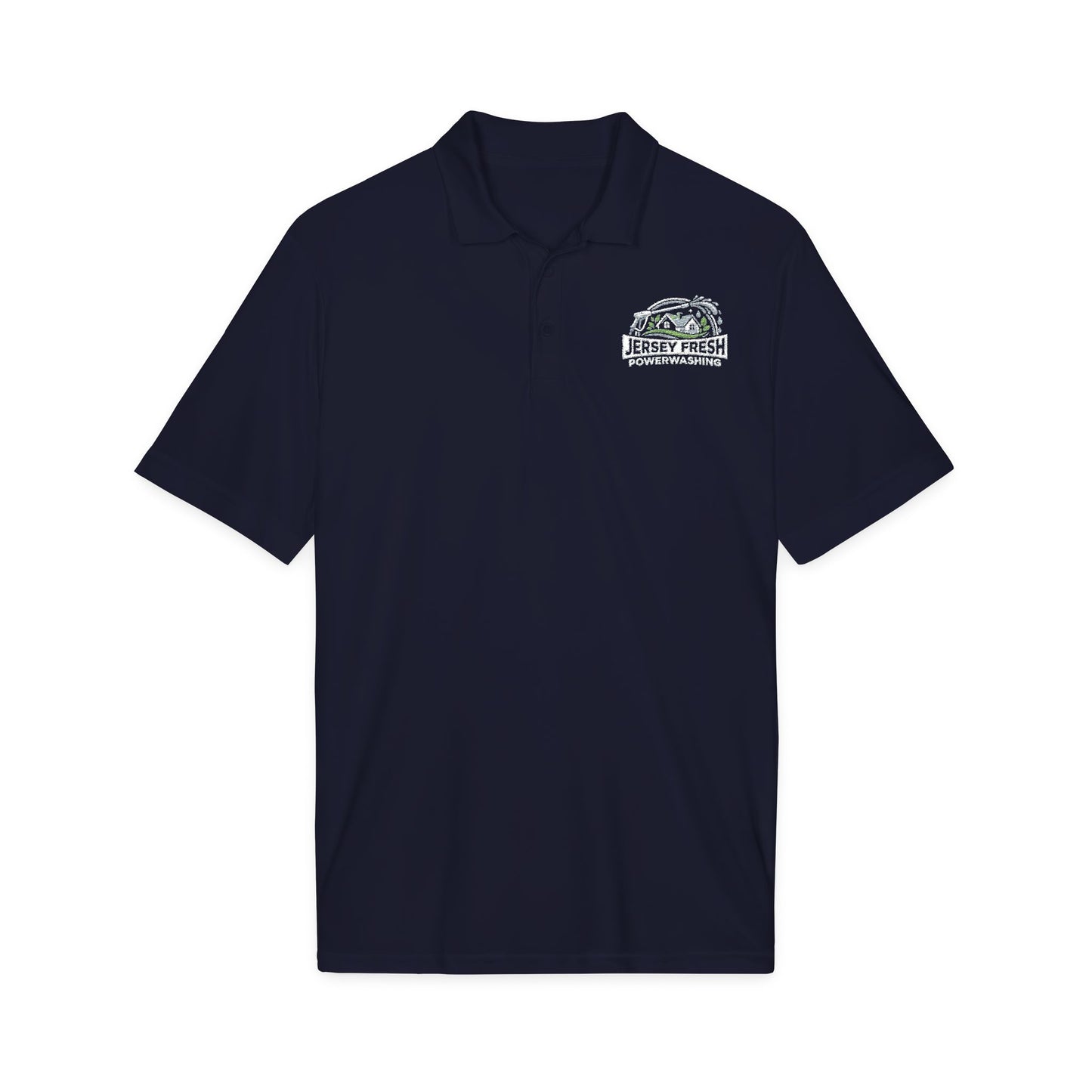 Embroidered Jersey Fresh Polo Shirt — Lightweight Performance Golf Polo