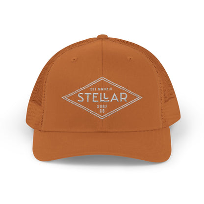 Tri Embroidered 6 Panel Trucker Cap