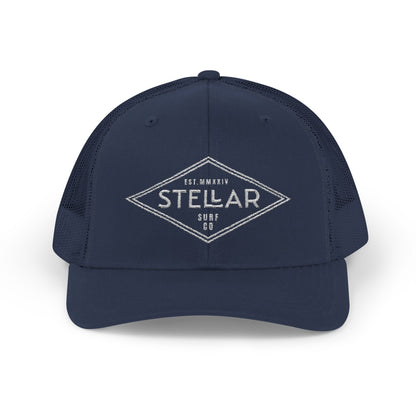 Tri Embroidered 6 Panel Trucker Cap