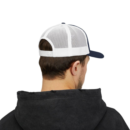 Tri Embroidered 6 Panel Trucker Cap