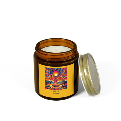 Colorful Aromatherapy Candles - Coconut Apricot Wax (4oz, 9oz)