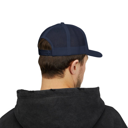 Tri Embroidered 6 Panel Trucker Cap