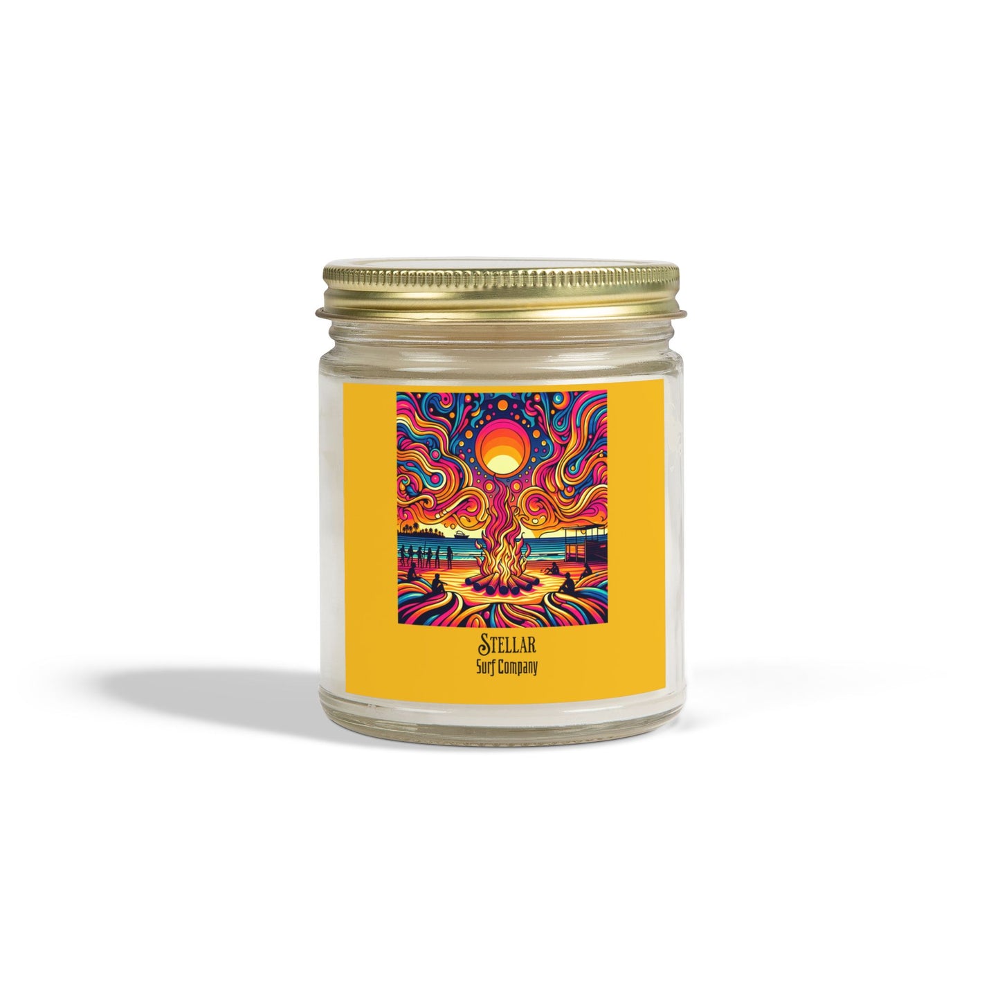 Colorful Aromatherapy Candles - Coconut Apricot Wax (4oz, 9oz)