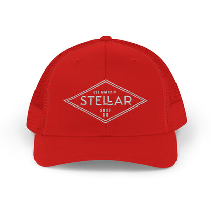 Tri Embroidered 6 Panel Trucker Cap