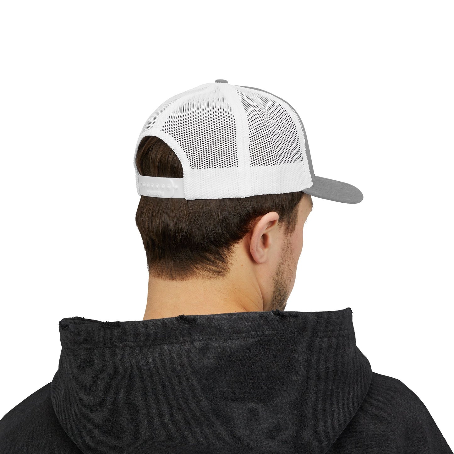 Tri Embroidered 6 Panel Trucker Cap