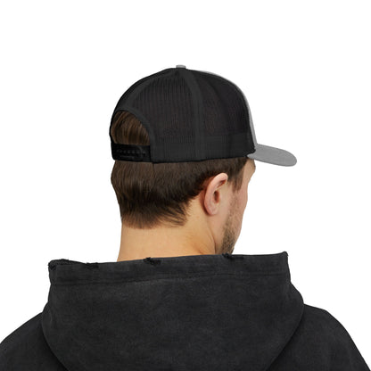 Tri Embroidered 6 Panel Trucker Cap