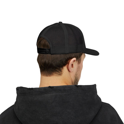 Tri Embroidered 6 Panel Trucker Cap