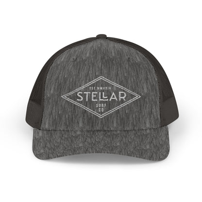 Tri Embroidered 6 Panel Trucker Cap