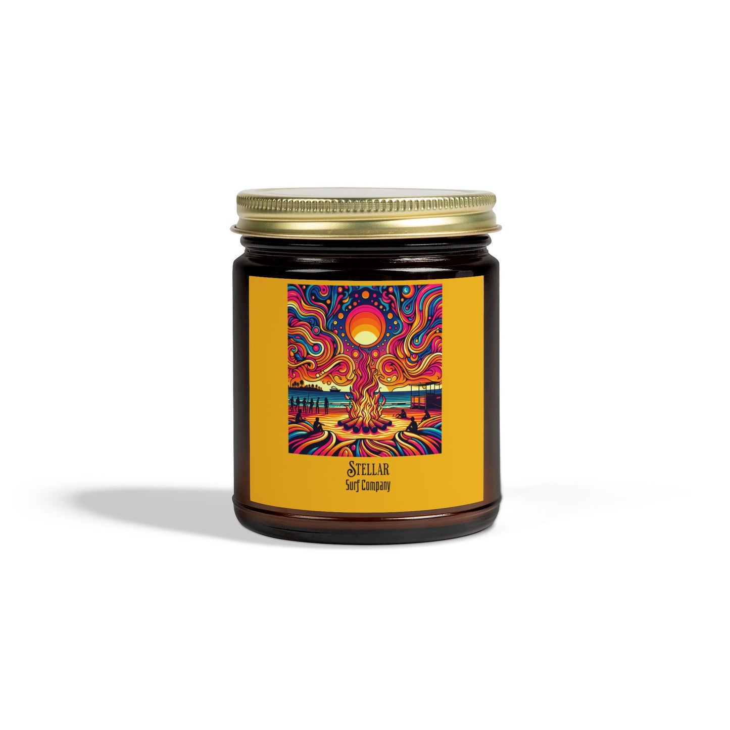 Colorful Aromatherapy Candles - Coconut Apricot Wax (4oz, 9oz)