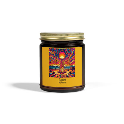 Colorful Aromatherapy Candles - Coconut Apricot Wax (4oz, 9oz)
